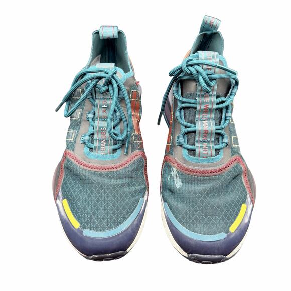 Adidas NMD_R1 V3 Women’s 8.5 Teal Multicolor Boost Running Sneakers - Picture 3 of 13